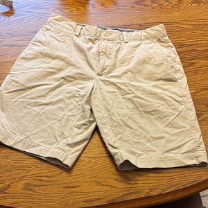 Banana Republic Light Tan Flat Front Shorts